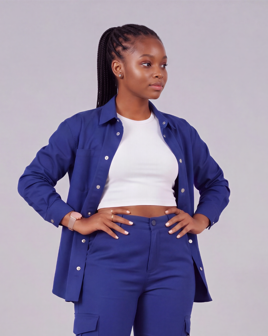 Girls' Relaxed Cargo Pants + Chore Jacket Set