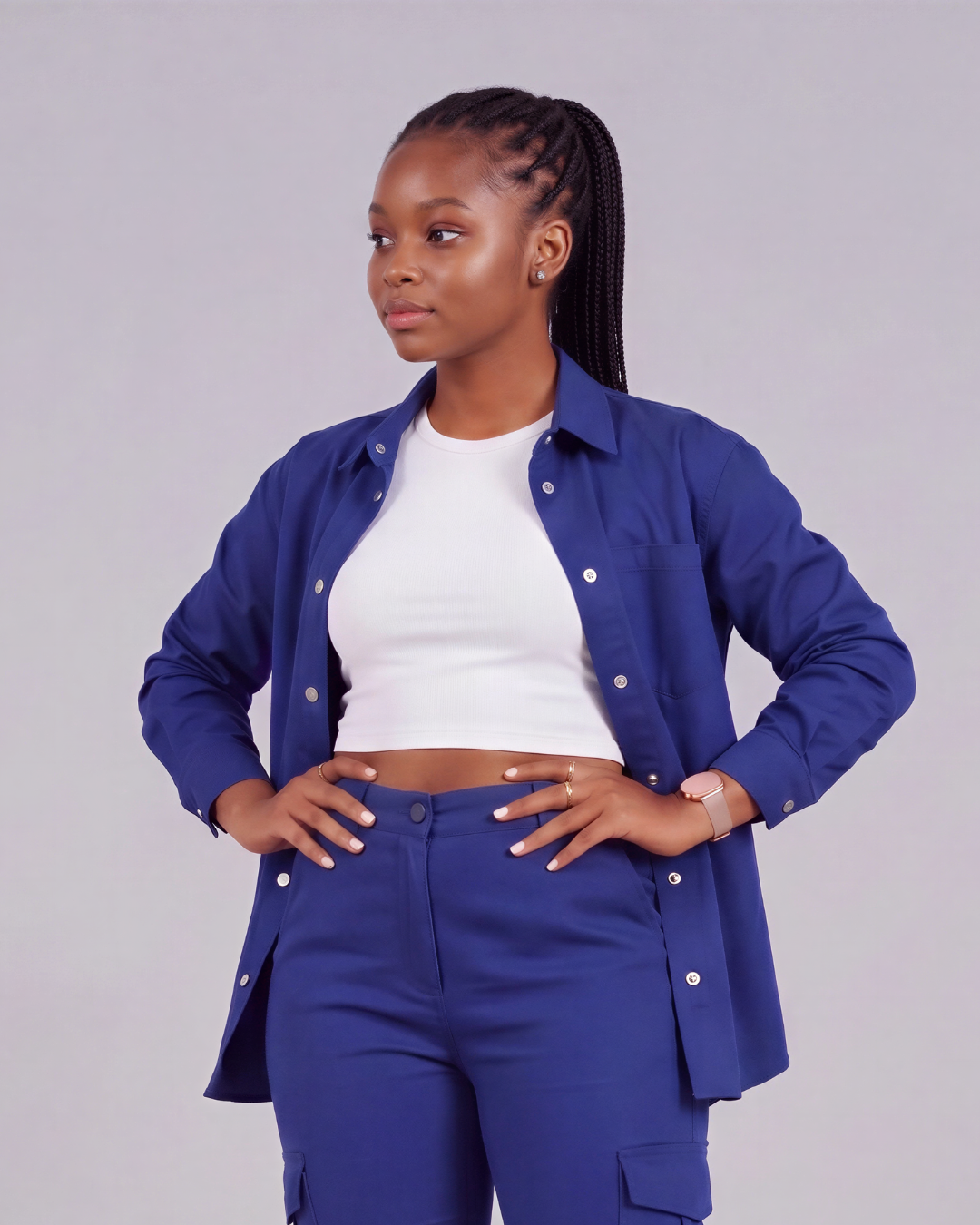 Girls' Relaxed Cargo Pants + Chore Jacket Set