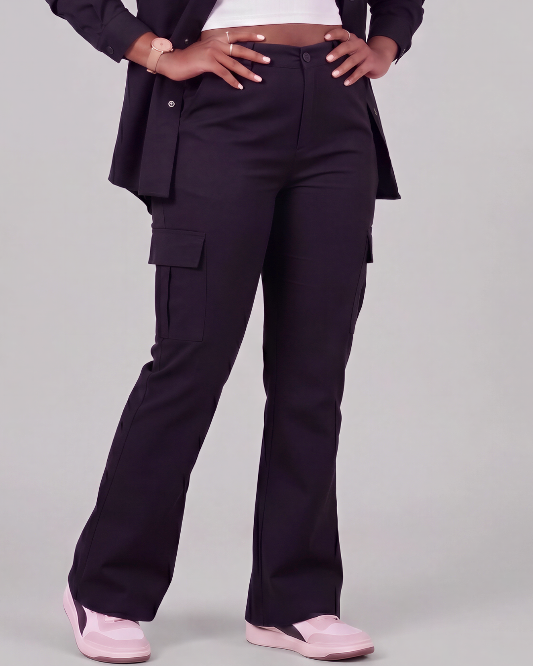 Girls' Relaxed Cargo Pants + Chore Jacket Set