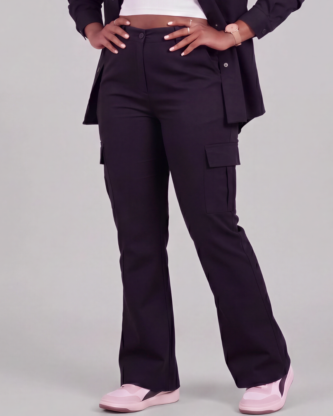 Girls' Relaxed Cargo Pants + Chore Jacket Set