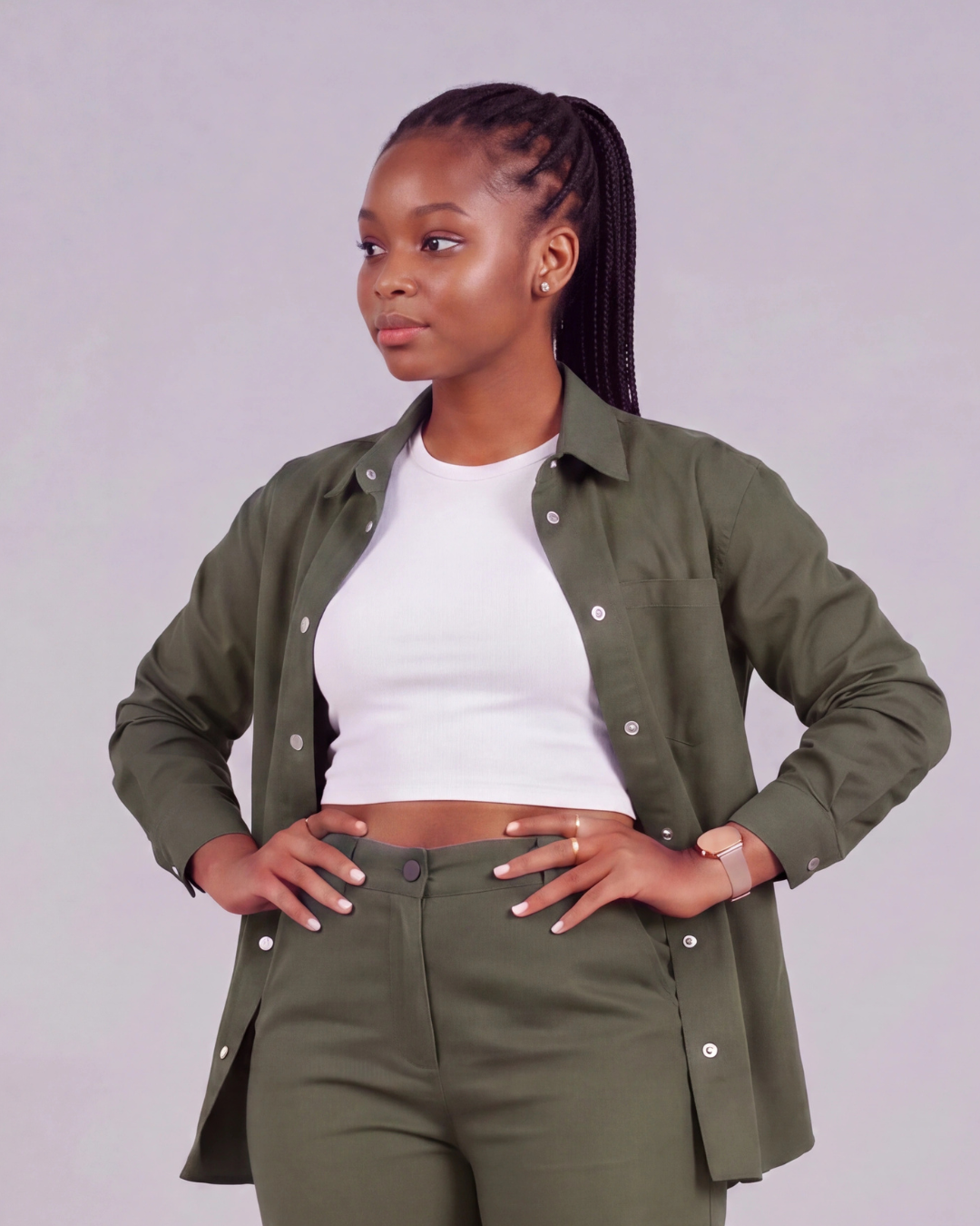 Girls' Relaxed Cargo Pants + Chore Jacket Set