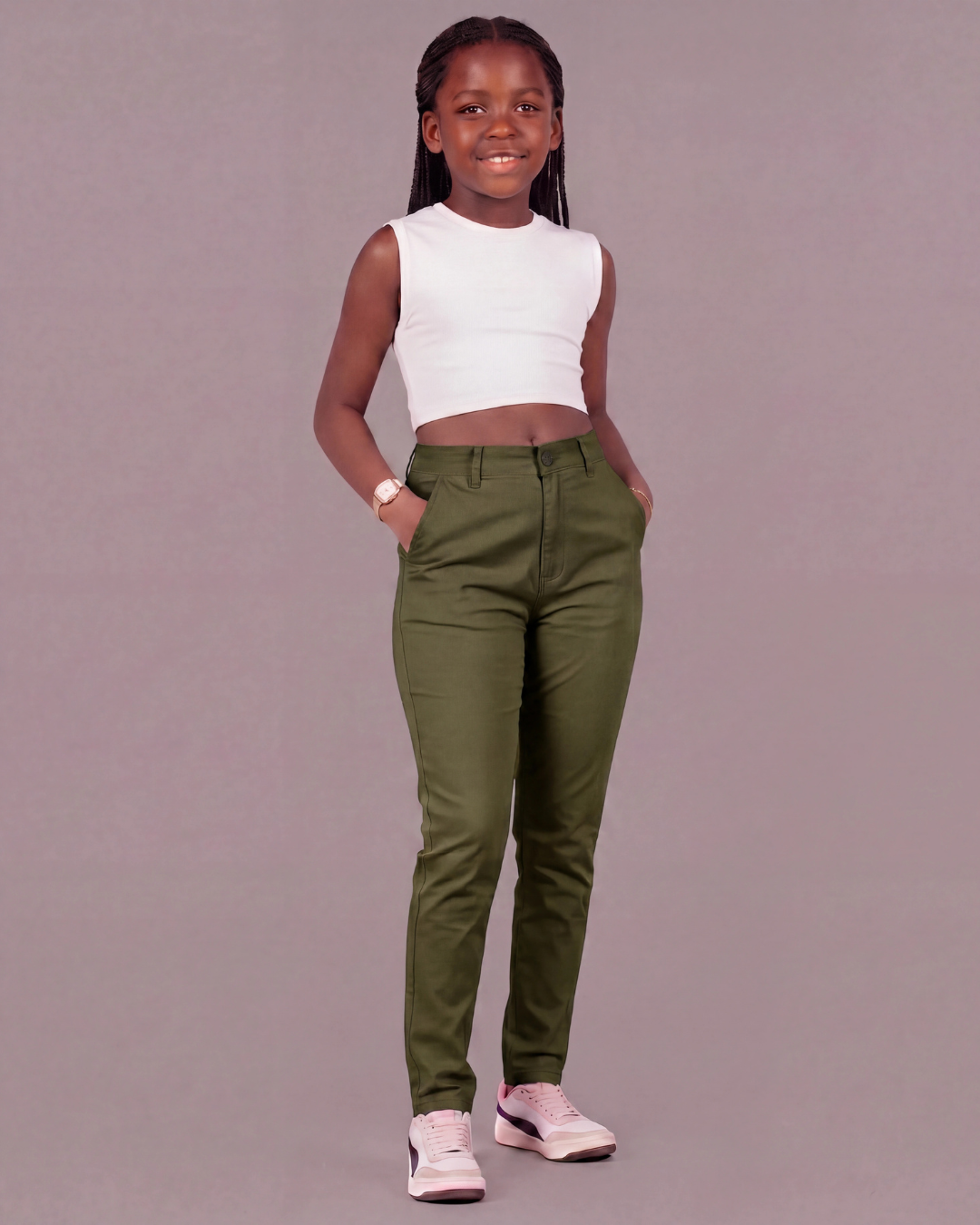Girls’ Classic Chino Pants