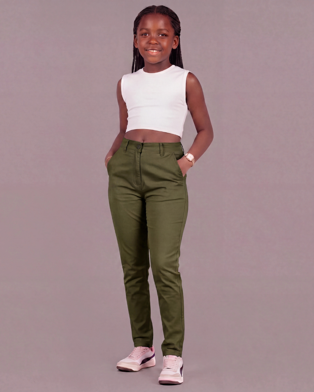 Girls’ Classic Chino Pants