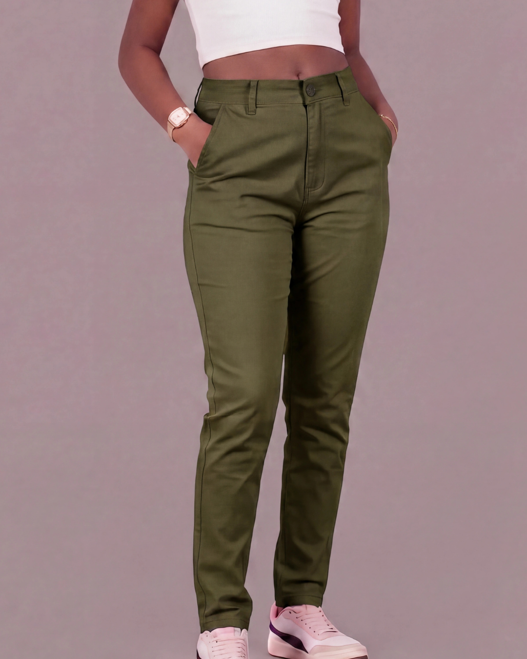 Girls’ Classic Chino Pants