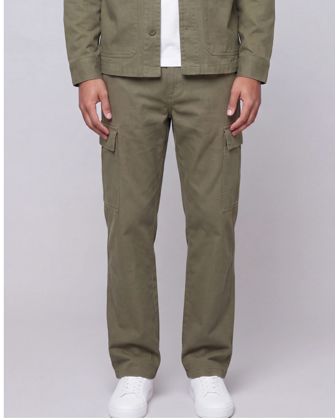 Boys' Relaxed Cargo Pants + Chore Jacket Set