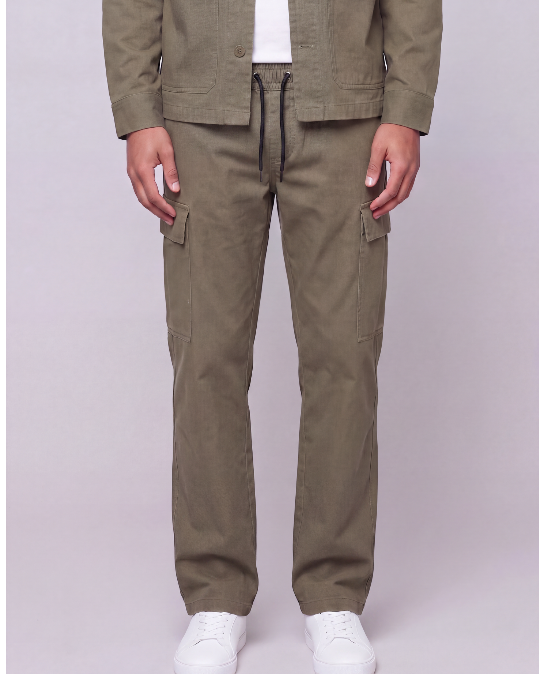Boys' Relaxed Cargo Pants + Chore Jacket Set