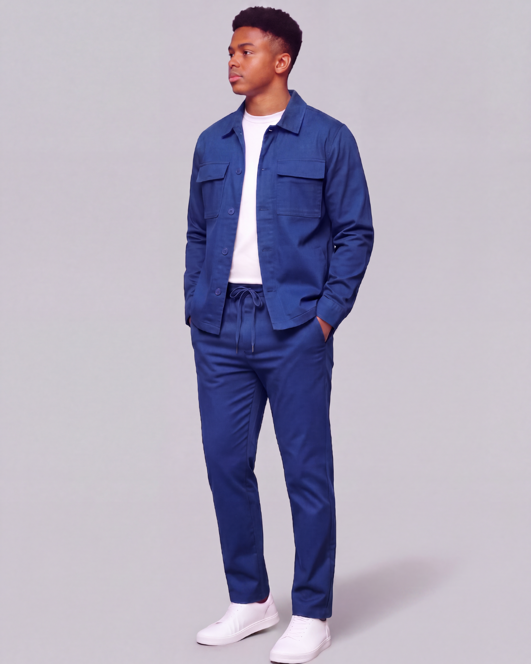 Boys' Drawstring Chino Pants + Classic Field Jacket Set