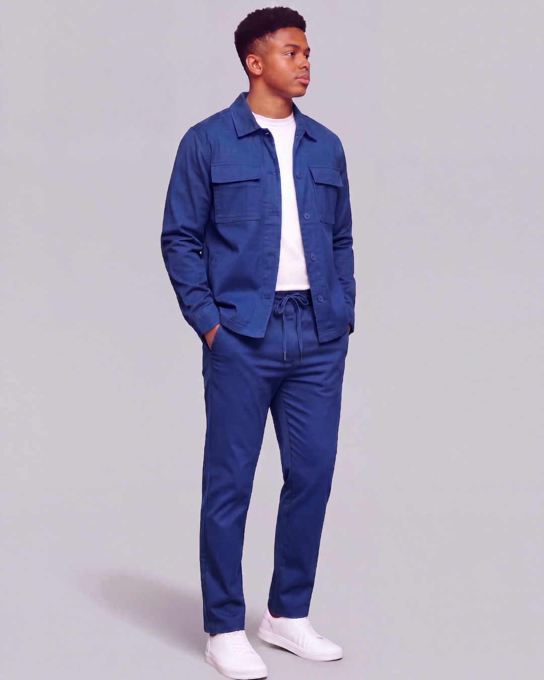 Boys' Drawstring Chino Pants + Classic Field Jacket Set