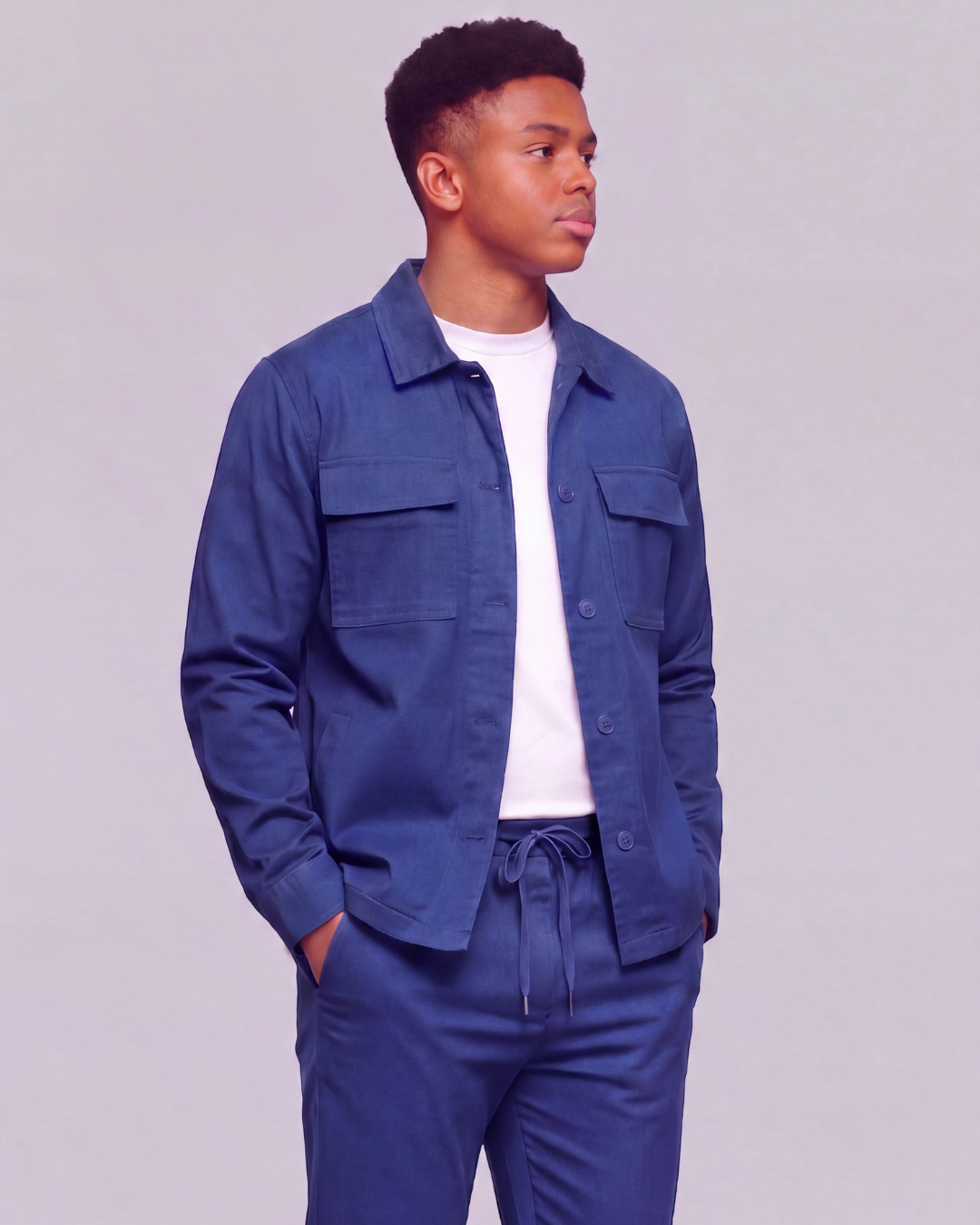 Boys' Drawstring Chino Pants + Classic Field Jacket Set
