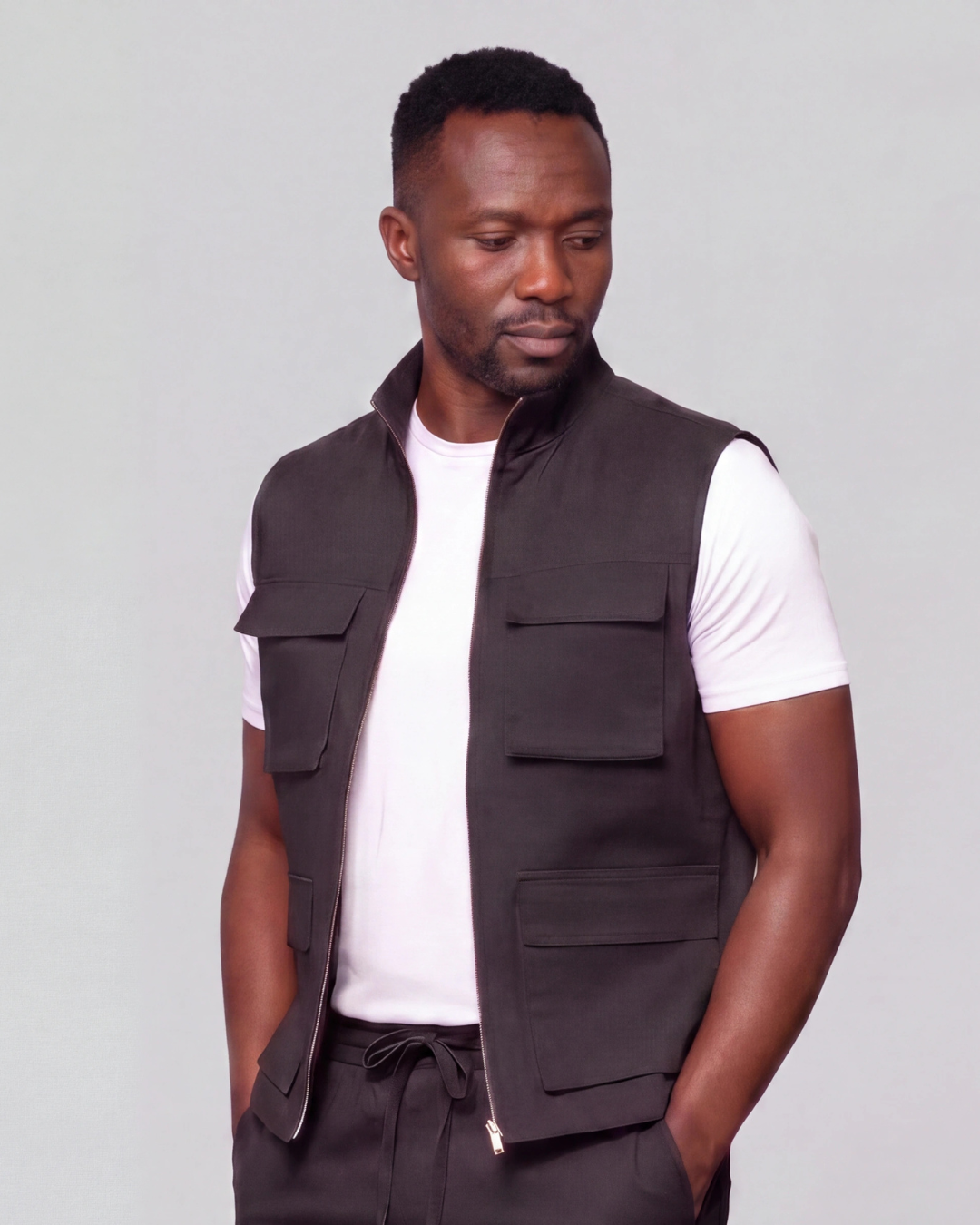 Men's Twill Vest