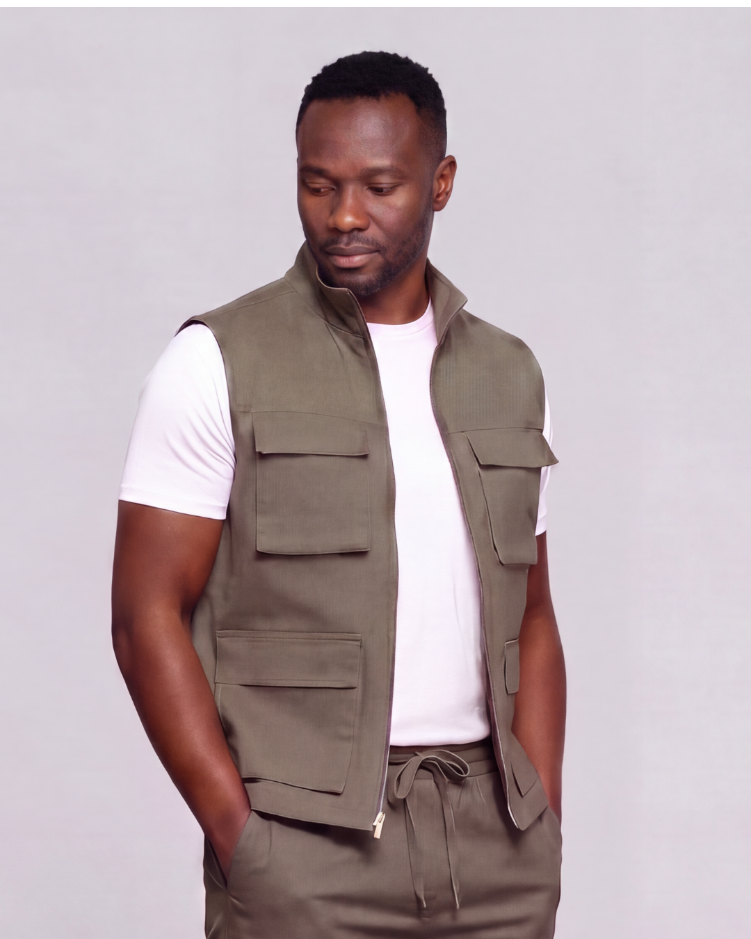 Men's Twill Vest