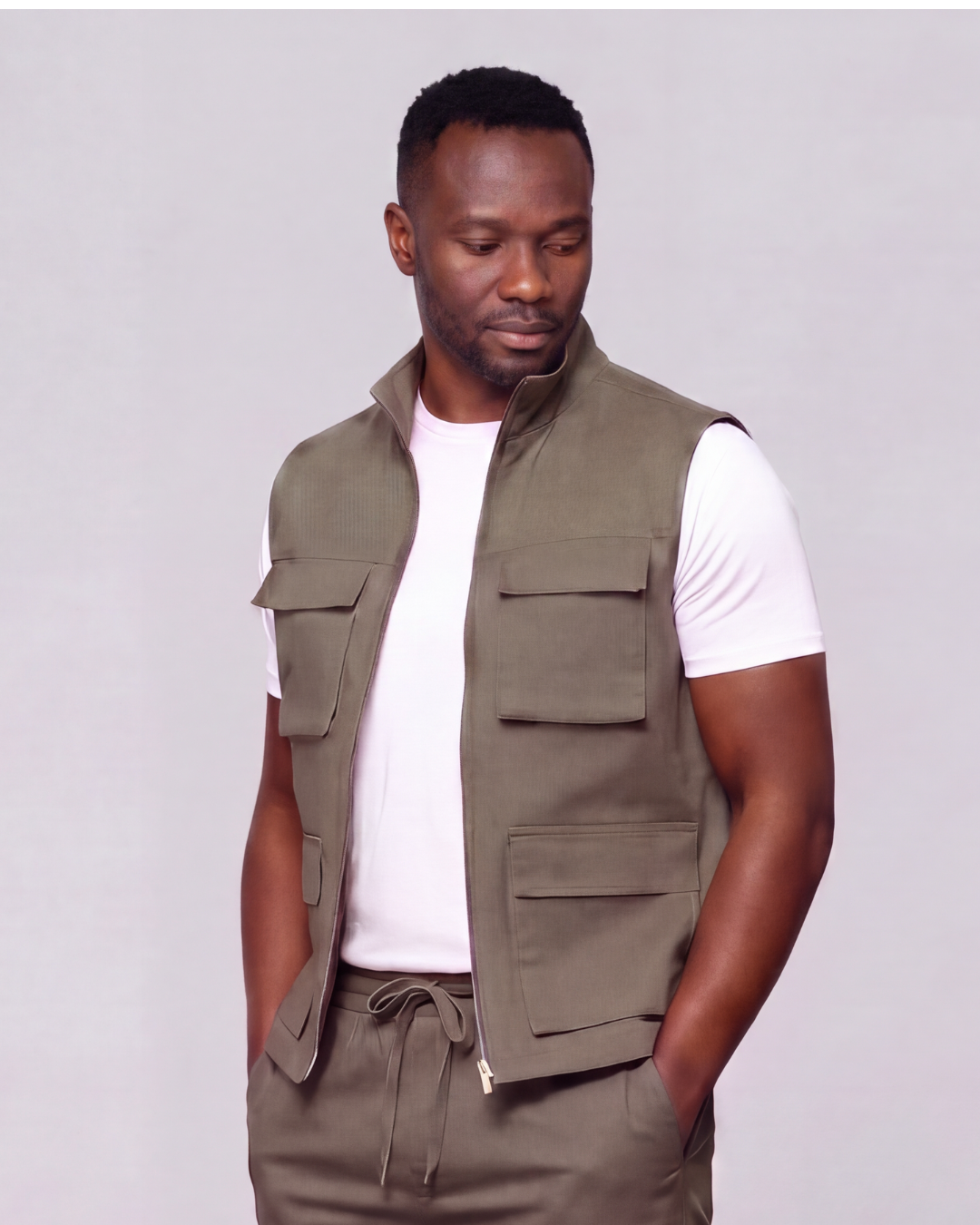 Men's Twill Vest
