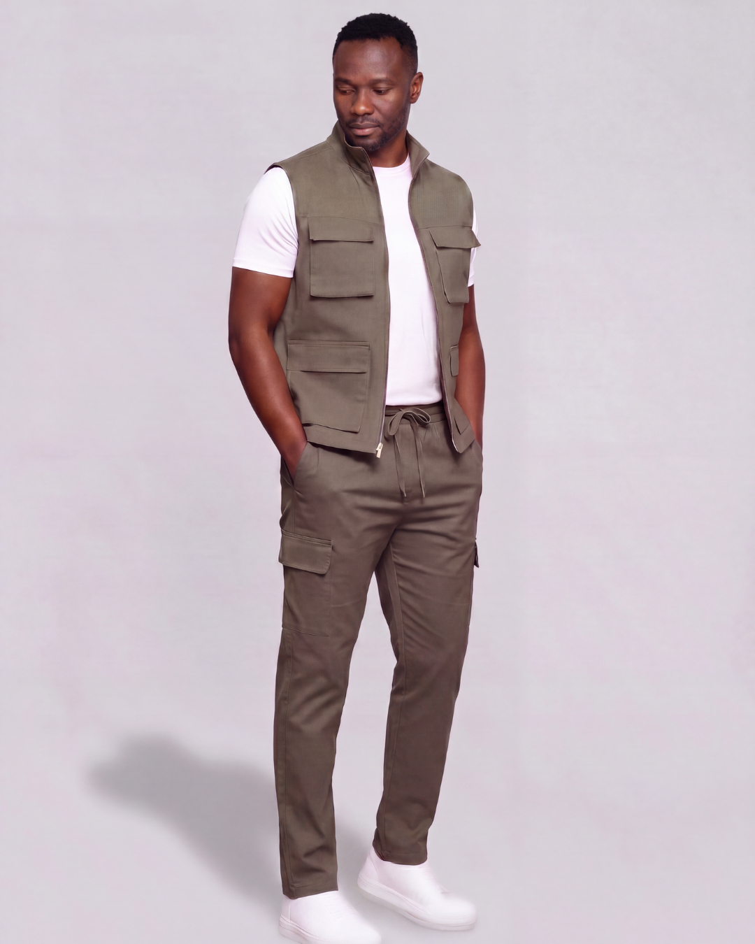 Men's Twill Vest