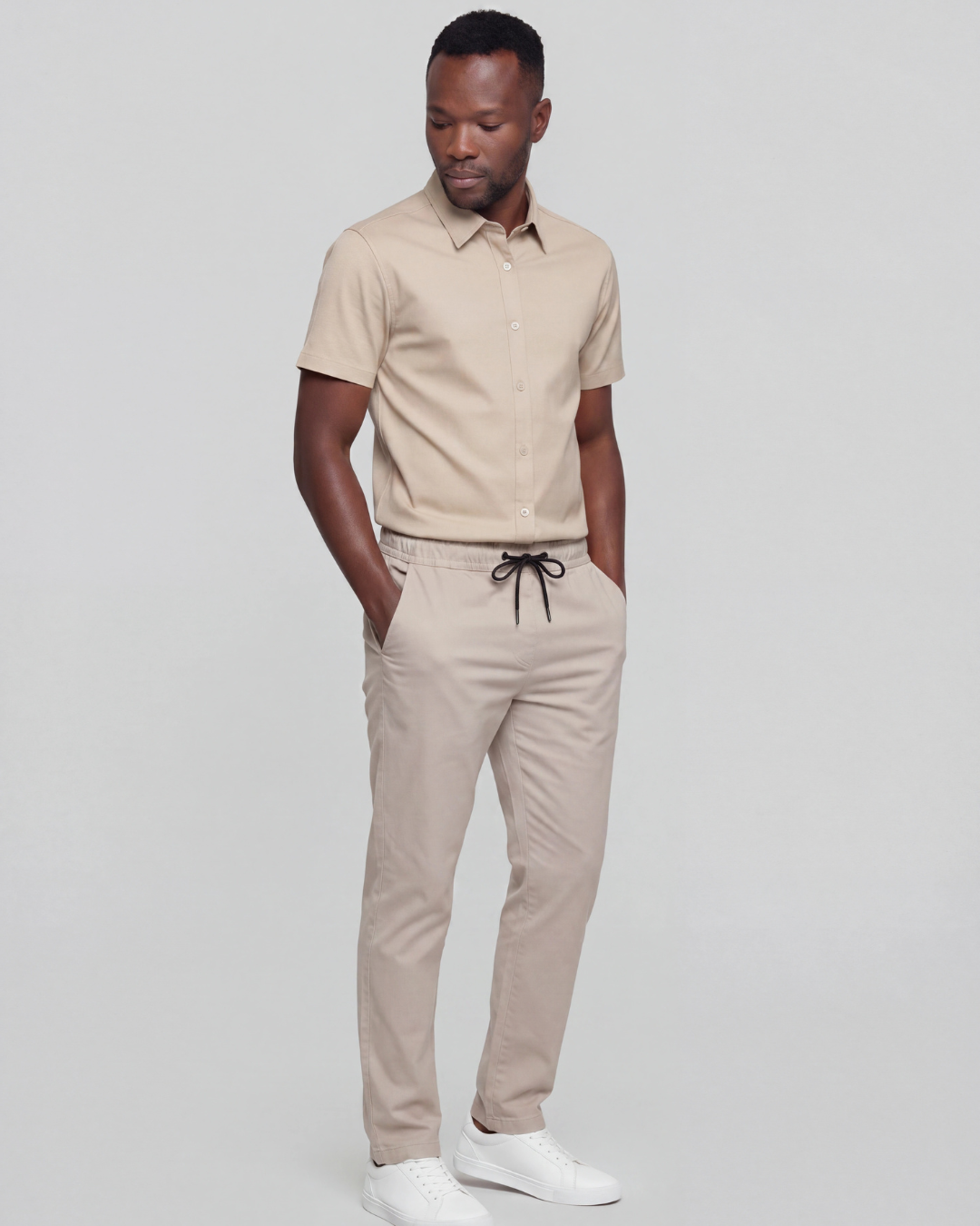 Men’s Drawstring Chino Pants