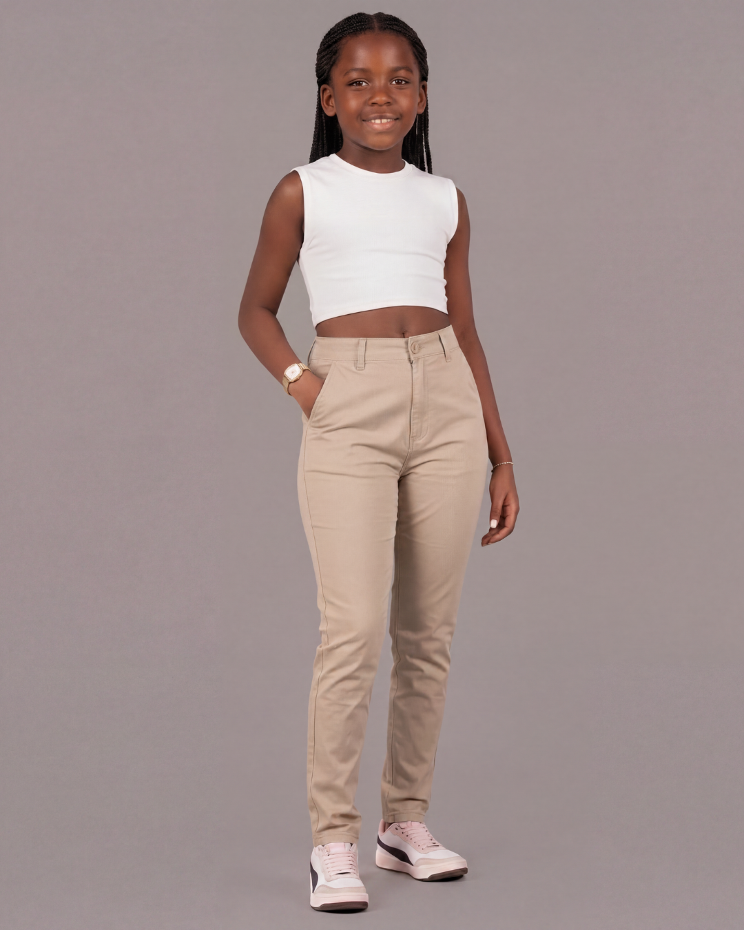 Girls’ Classic Chino Pants