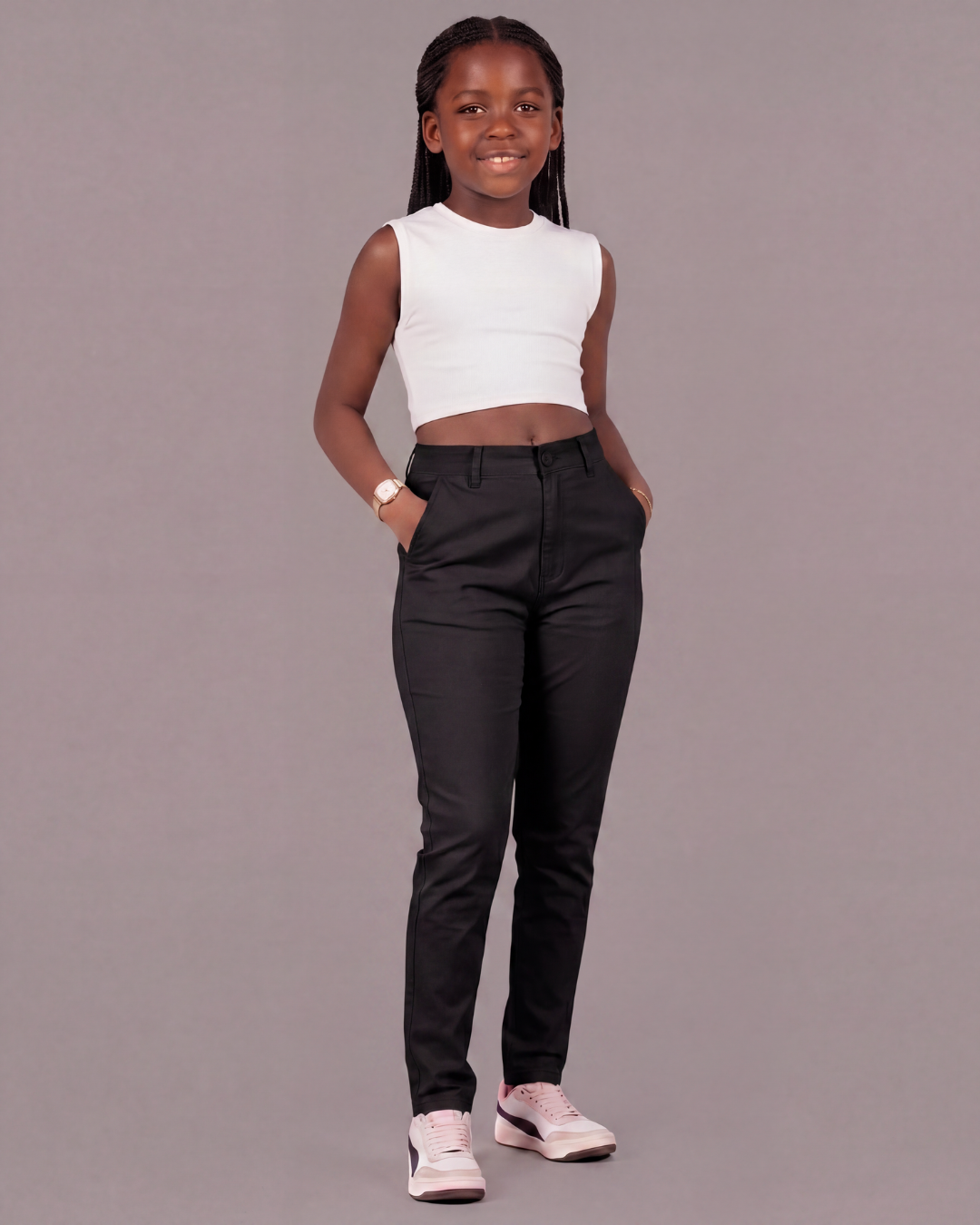 Girls’ Classic Chino Pants