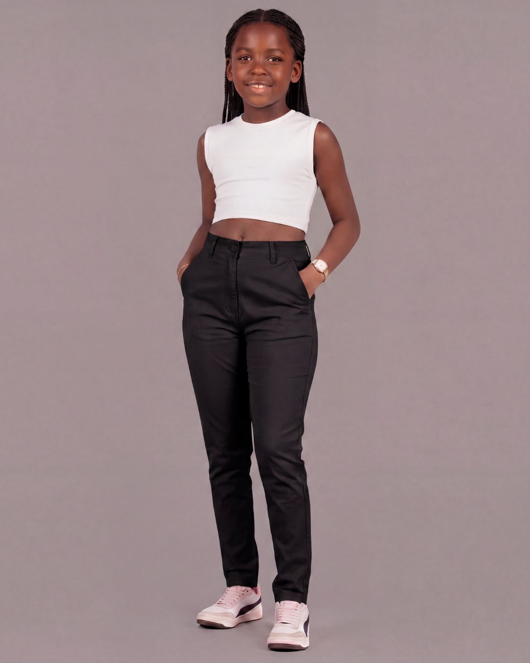 Girls’ Classic Chino Pants
