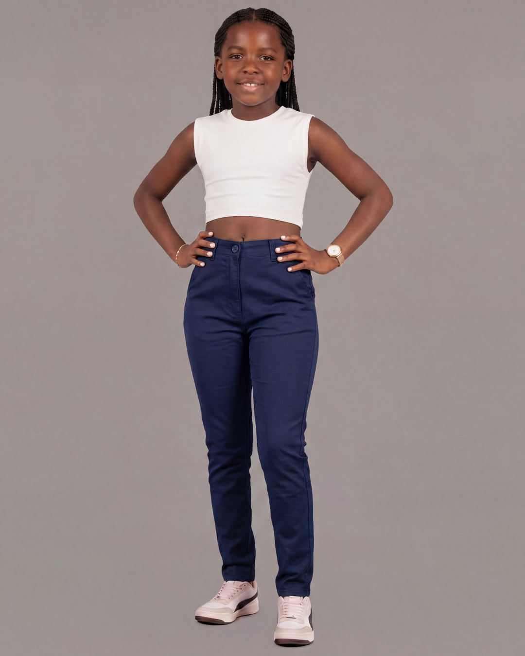 Girls’ Classic Chino Pants