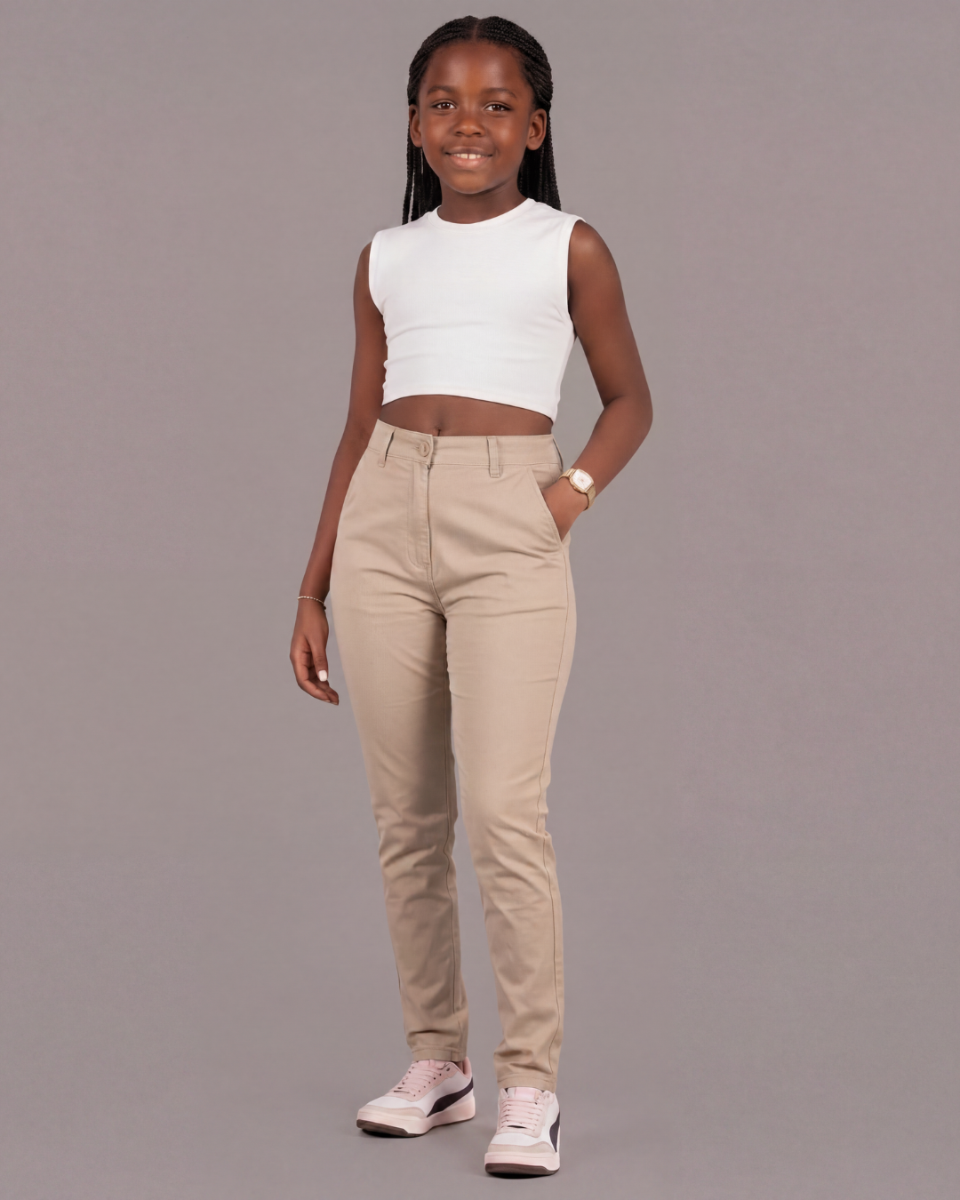 Girls’ Classic Chino Pants