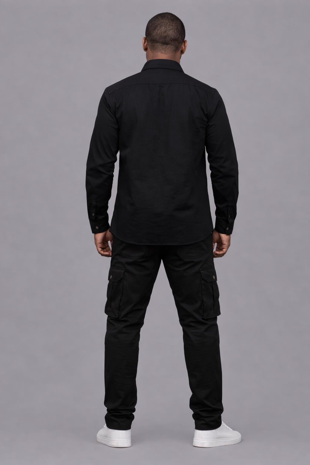 Cotton Twill Shirt &amp; Cargo Pants Set