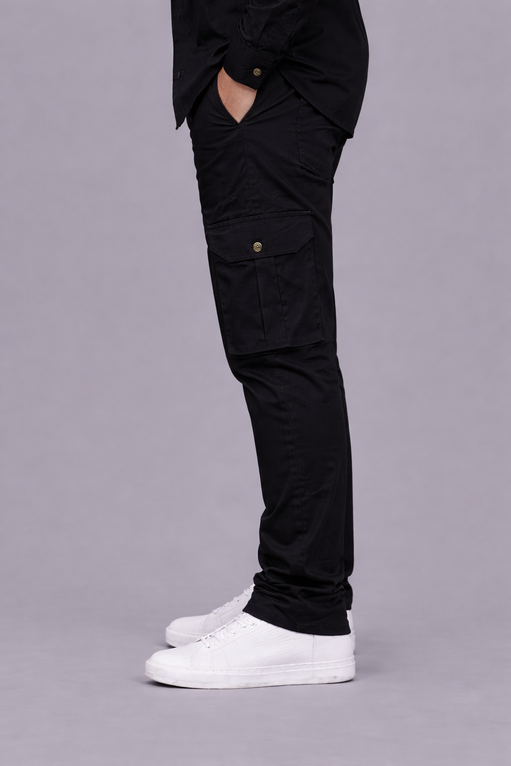 Cotton Twill Shirt &amp; Cargo Pants Set