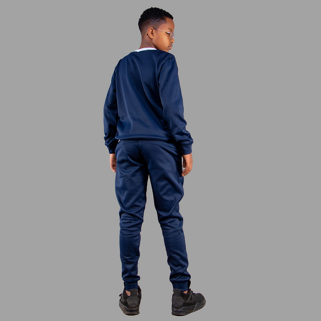 Exetwear Kids' Navy Blue sweatsuit set