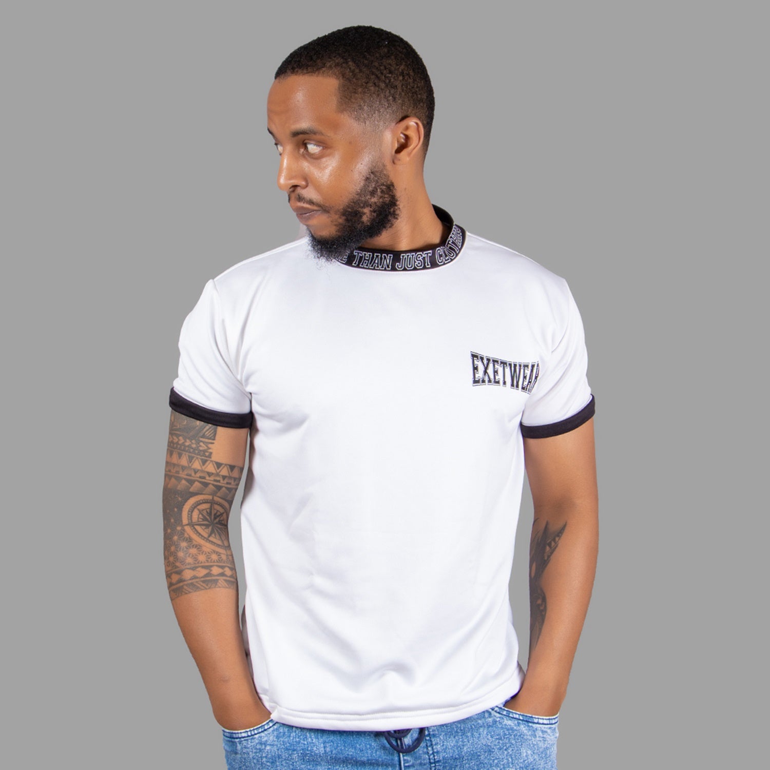 Men Exetwear T-shirt (White)