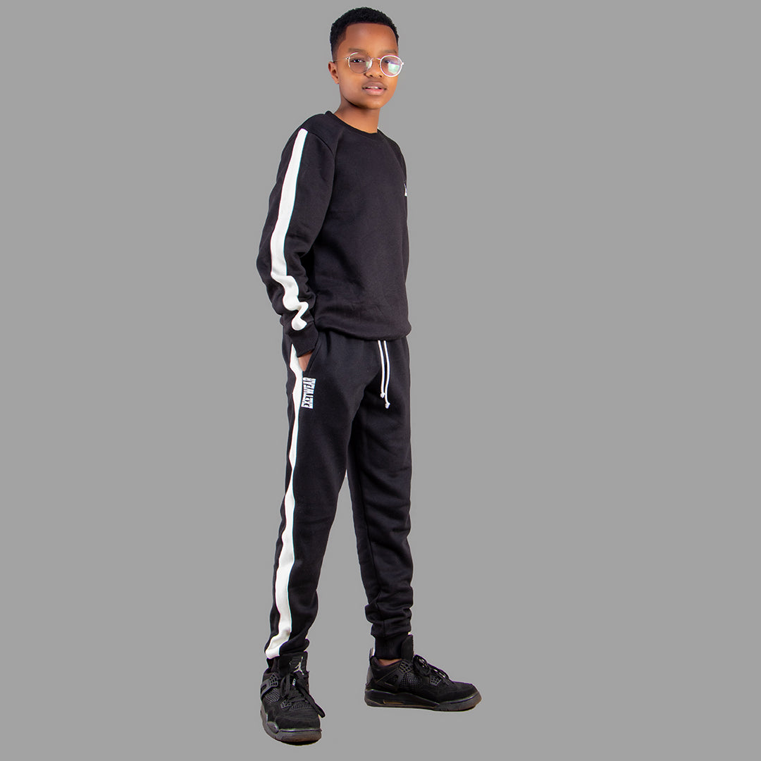 Exetwear Kids Black Sweatshirt Set