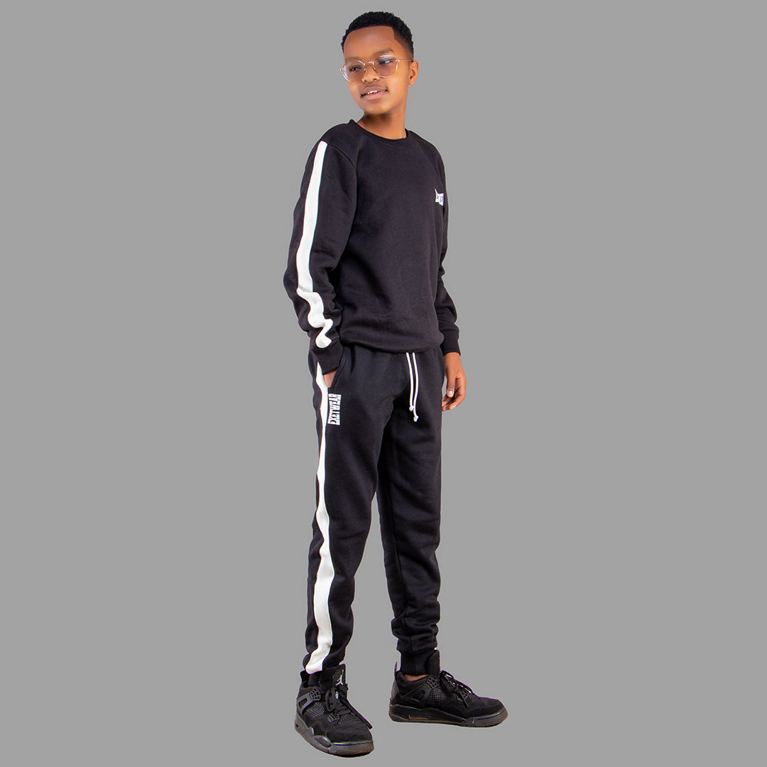 Exetwear Kids Black Sweatshirt Set