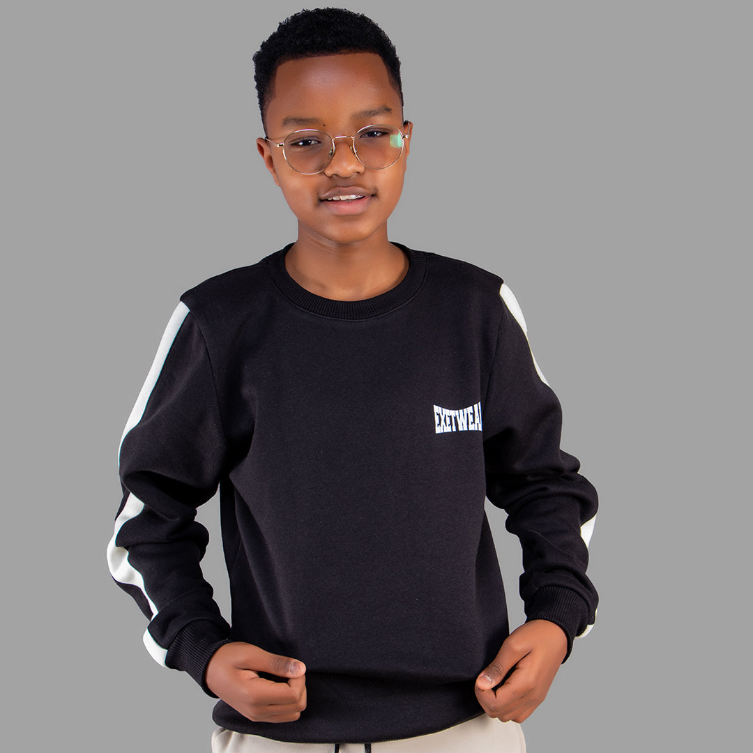 Exetwear Kids' Black Sweatshirt