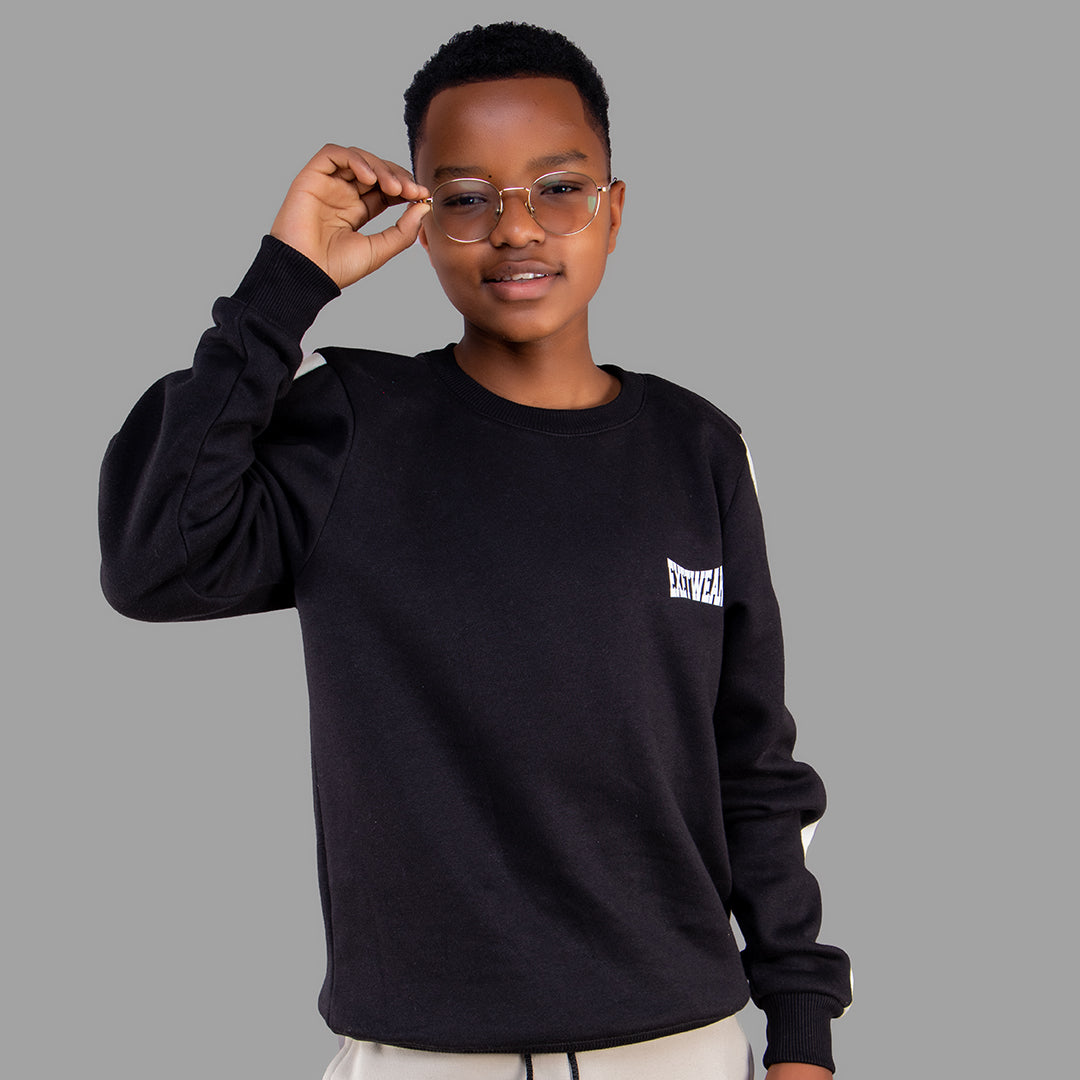 Exetwear Kids' Black Sweatshirt