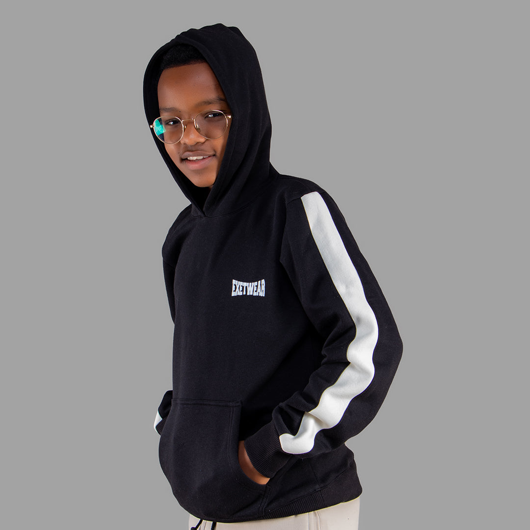 Exetwear Kids' Black Hoodie