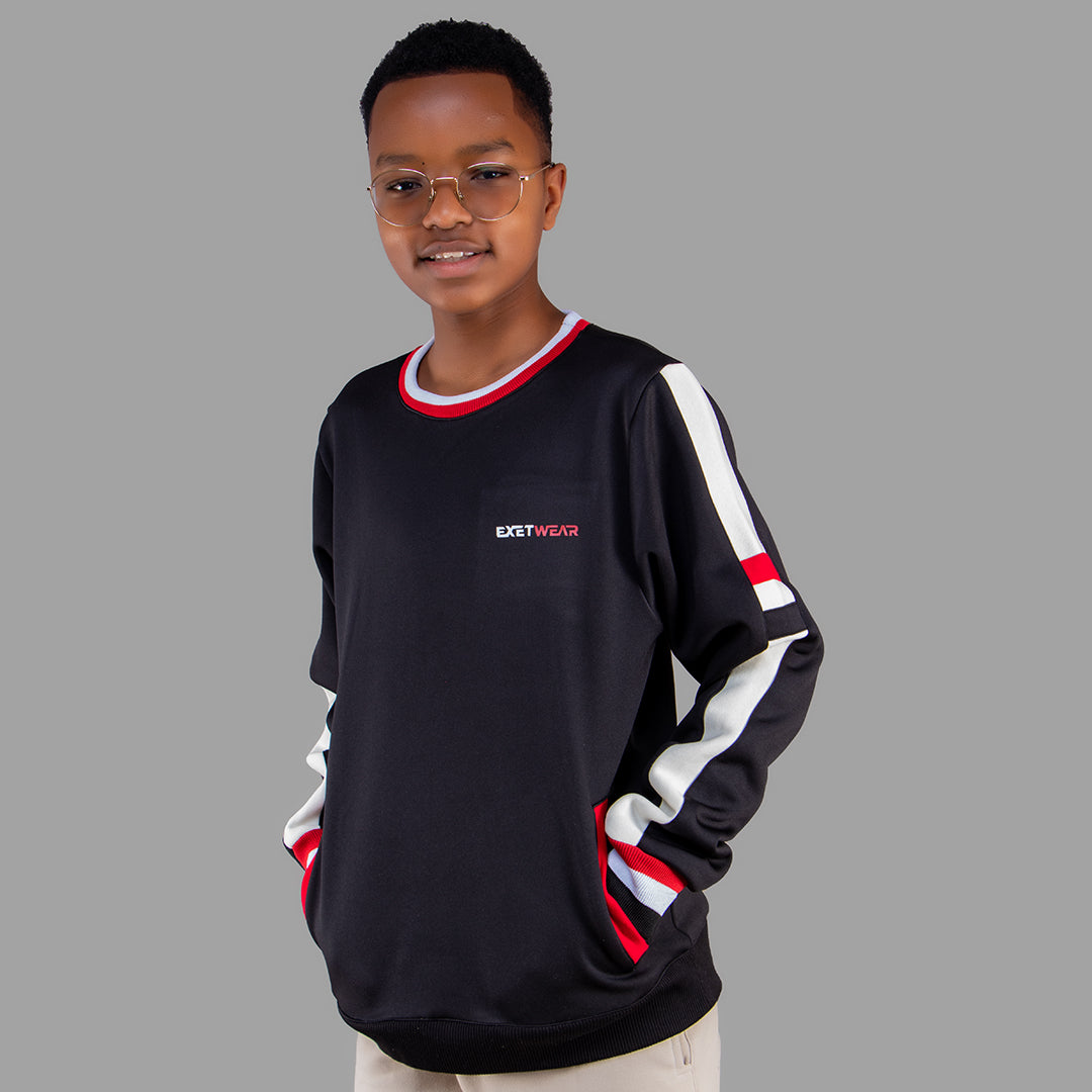 Exetwear Kids' Black Sweatshirt