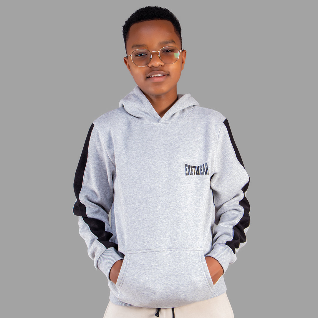 Exetwear Kids' Light Grey Hoodie