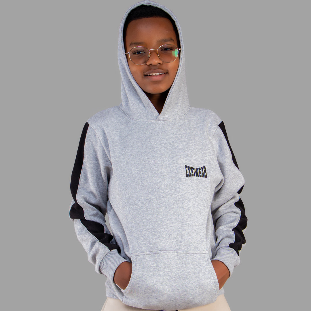 Exetwear Kids' Light Grey Hoodie