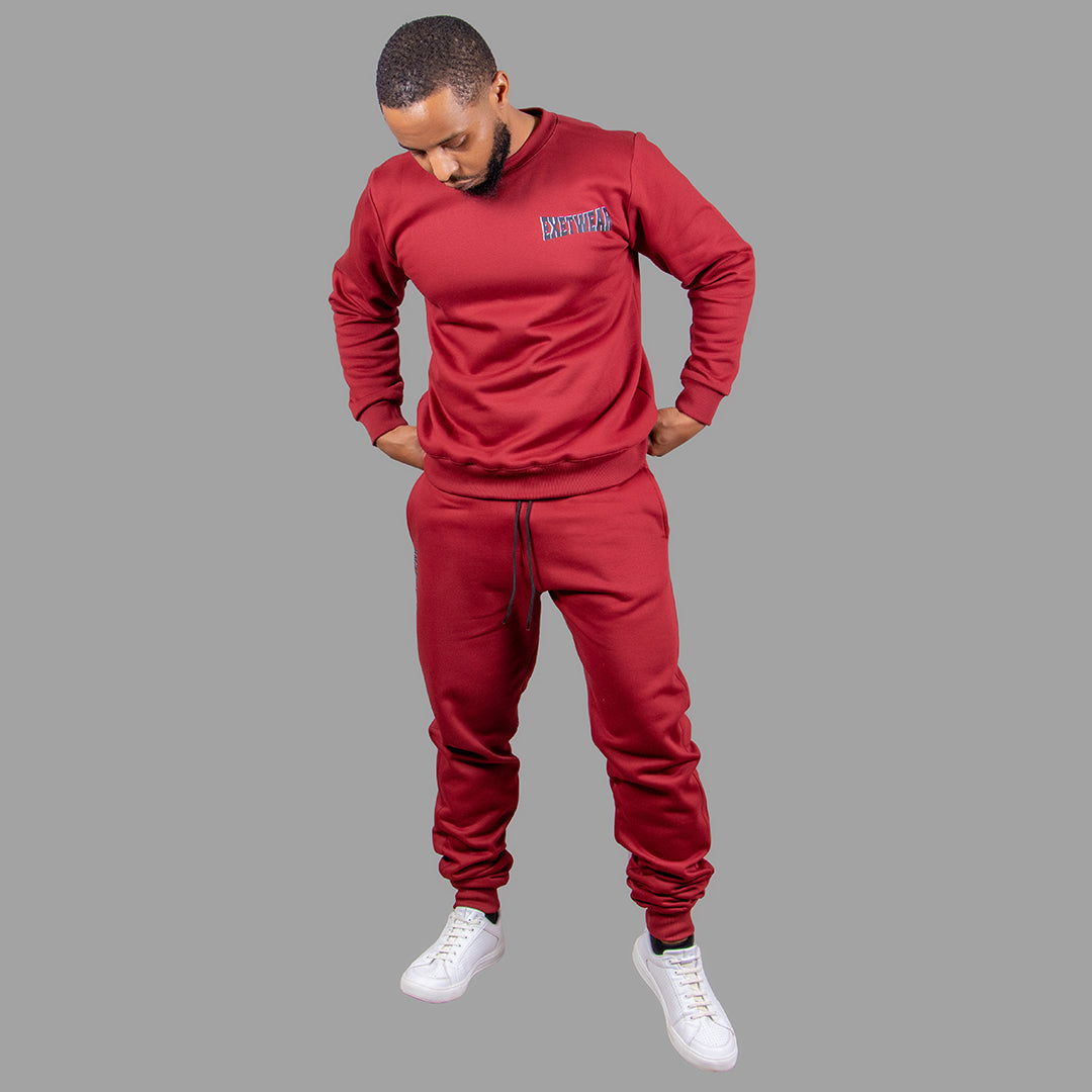 Men sweatshirt set (Maroon)