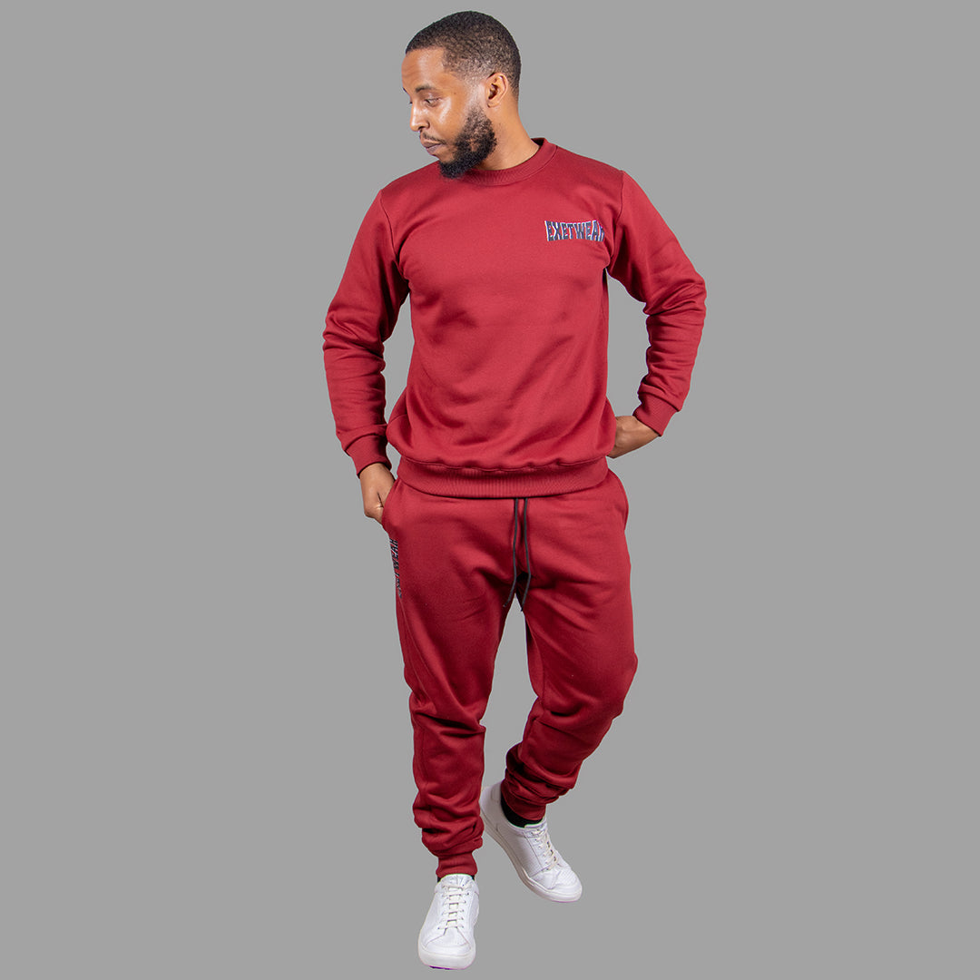 Men sweatshirt set (Maroon)