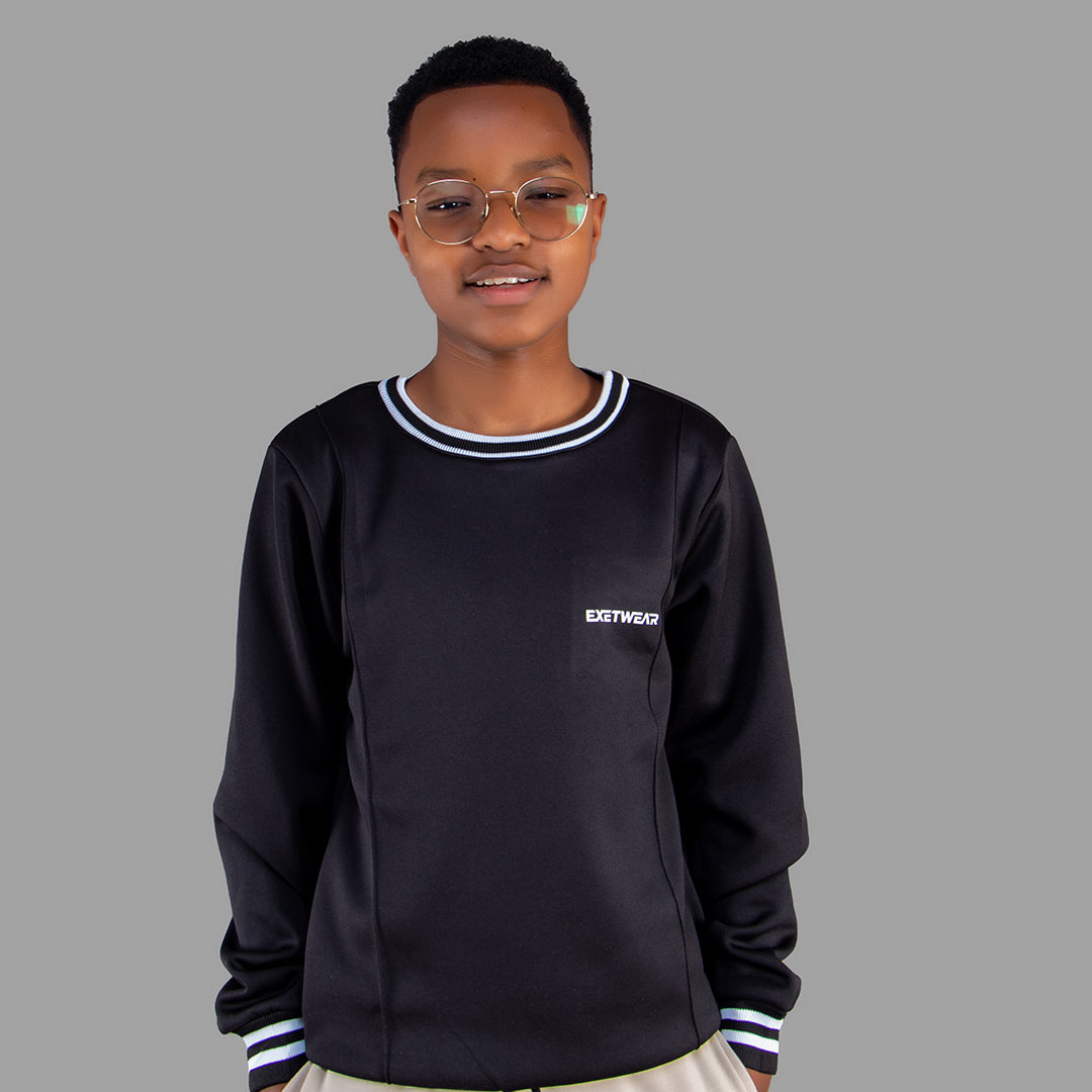 Exetwear Kids/Teen Black Sweatshirt