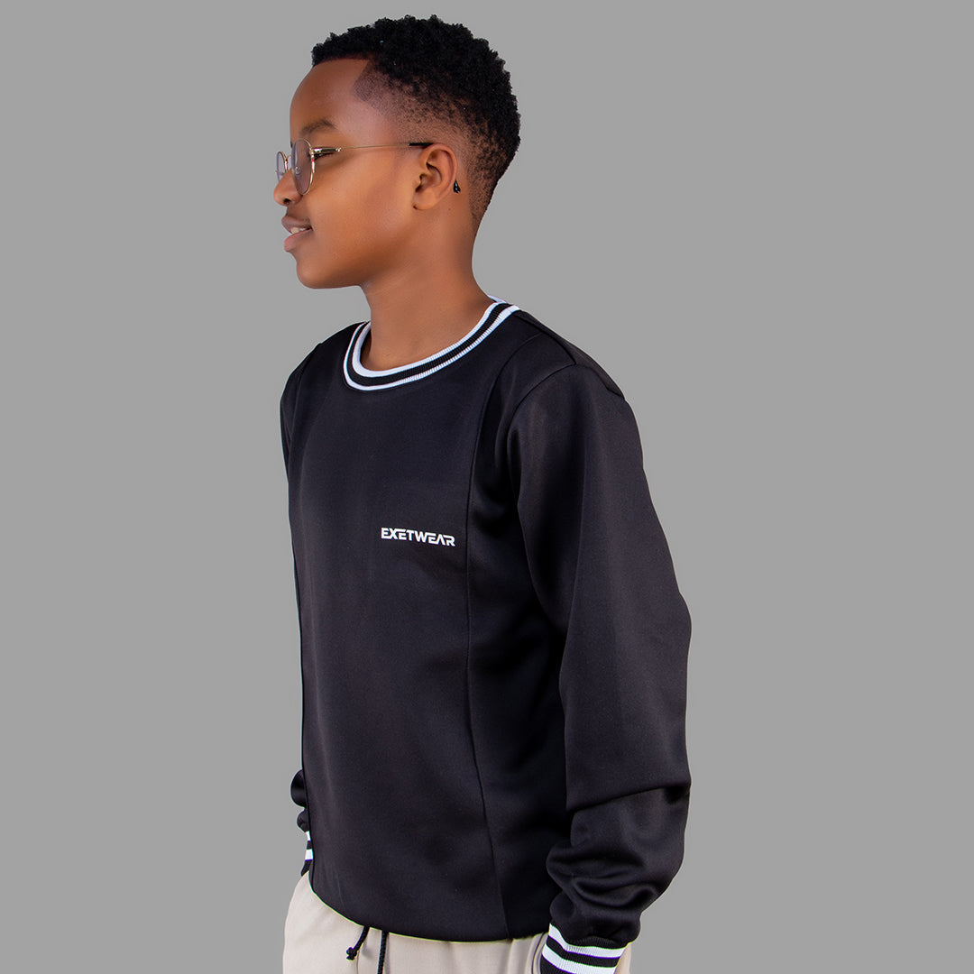 Exetwear Kids/Teen Black Sweatshirt