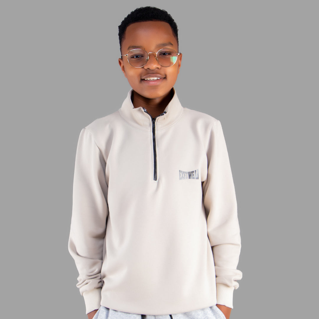 Exetwear Kids' Beige Sweatshirt.