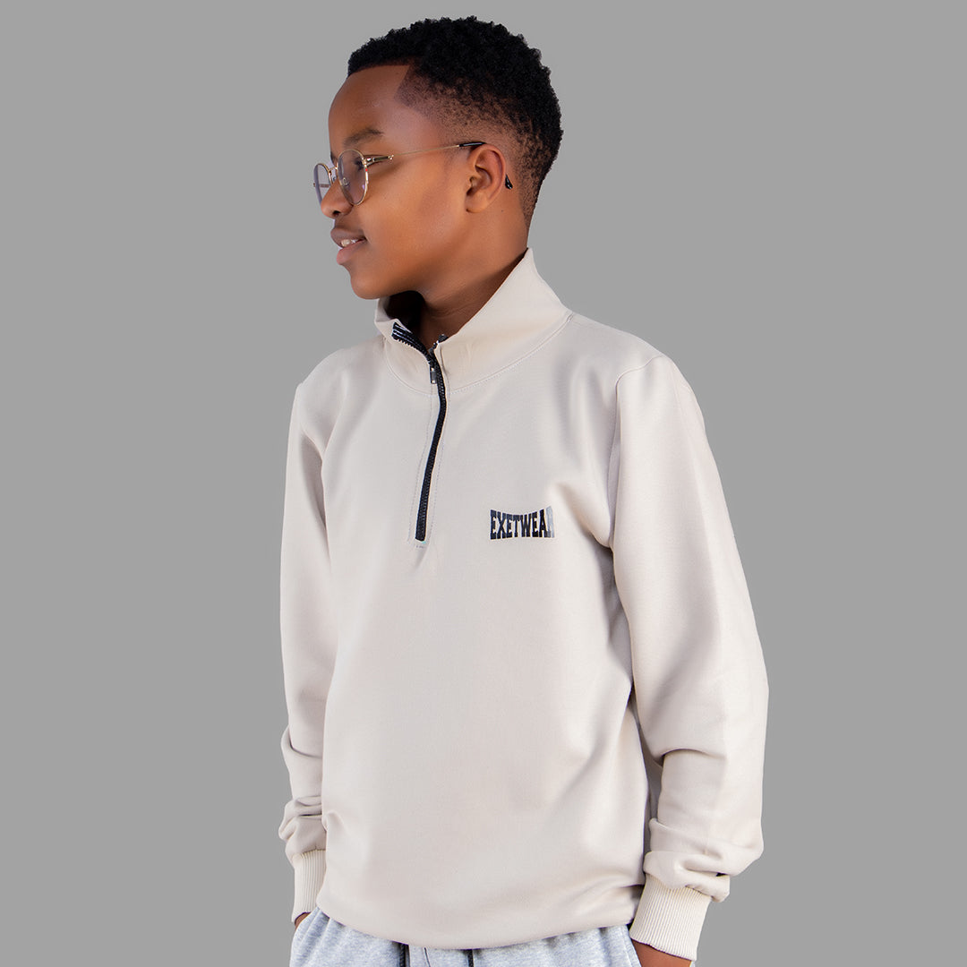 Exetwear Kids' Beige Sweatshirt.