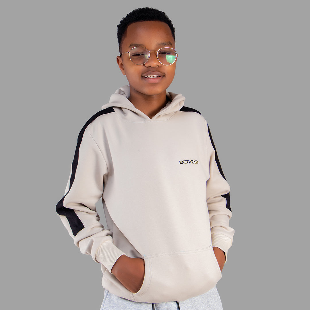 Exetwear Kids' Beige Hoodie