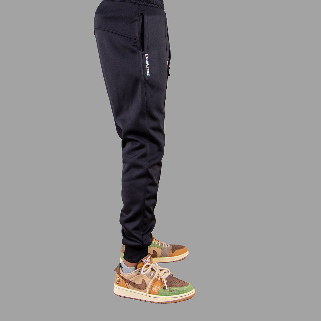 Exetwear Kids'/Teens' Softshell Black Sweatpants