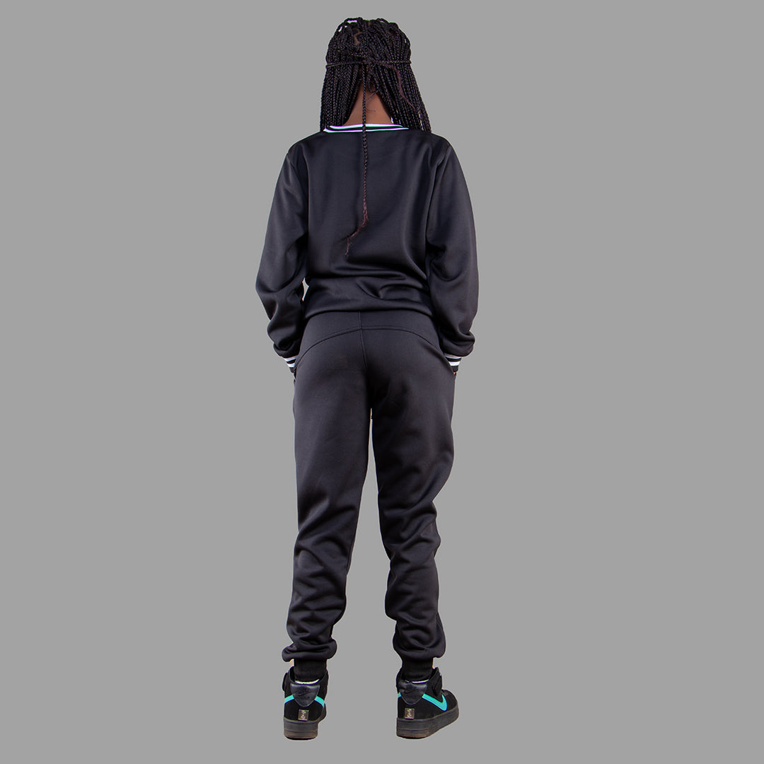 Exetwear Kids' Black Jogger Set