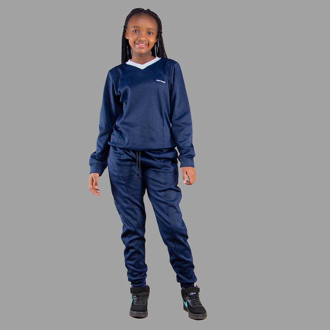 Kids' Navy Blue sweatsuit set