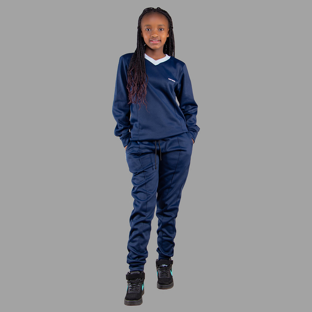 Kids' Navy Blue sweatsuit set