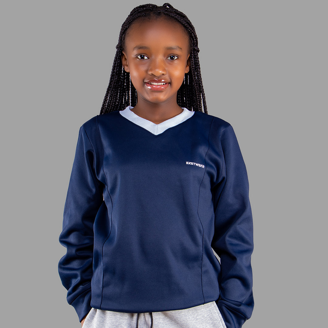 Exetwear Kids'/Teen Navy Blue Sweatshirt