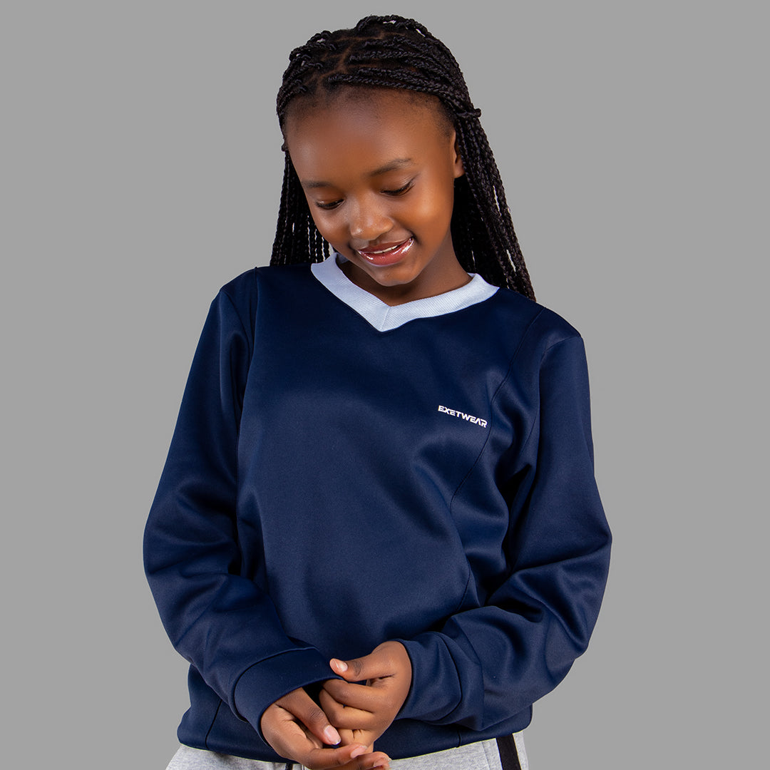 Exetwear Kids'/Teen Navy Blue Sweatshirt