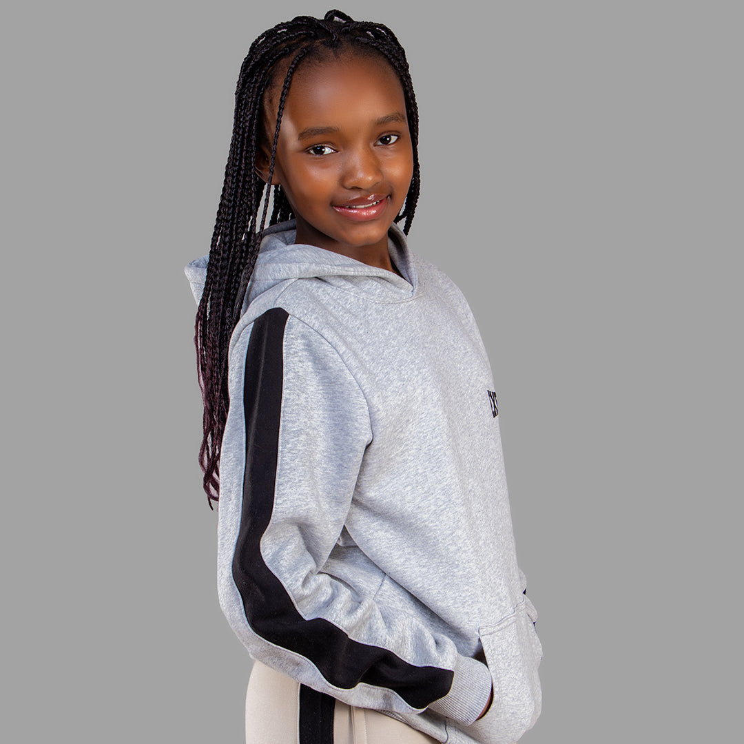 Exetwear Kids'/Teens' Light Grey Hoodie