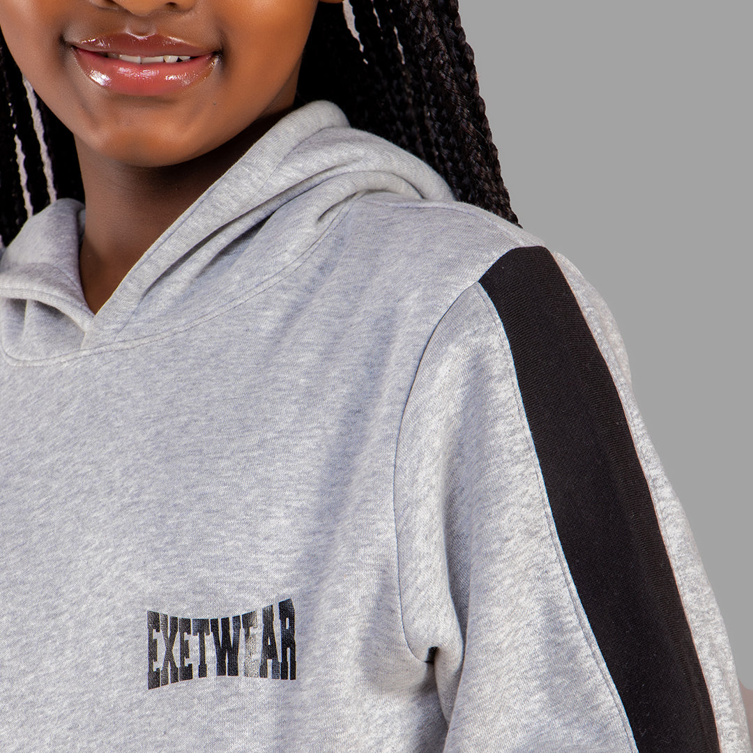 Exetwear Kids'/Teens' Light Grey Hoodie